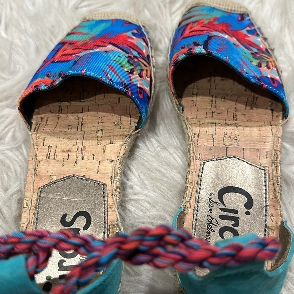 Sam Edelman Circus Lace up Lenora Espadrille Flats